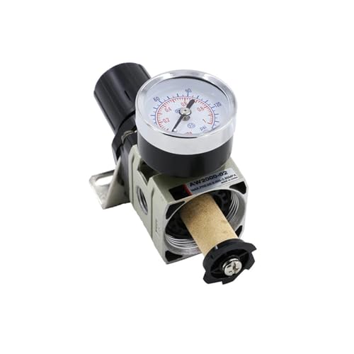2pcs AW2000-02 1/4 Pneumatic air pressure regulator oil-water separator compressor air filter controller Regulating Regulator Trap(4mm Fittings) von DQTWFJDZH
