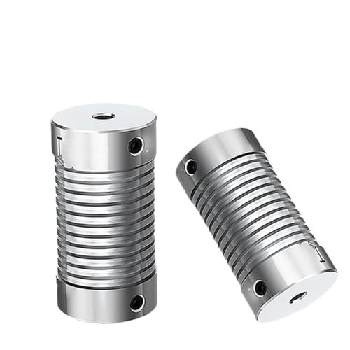 2pcs Cloweit Spring Couplers LP-D-D16L25 Zinc Alloy Flexible Motor Shaft Rotary Encoder Coupling 4mm 5mm 8mm 10mm LP(6mmX9mm) von DQTWFJDZH