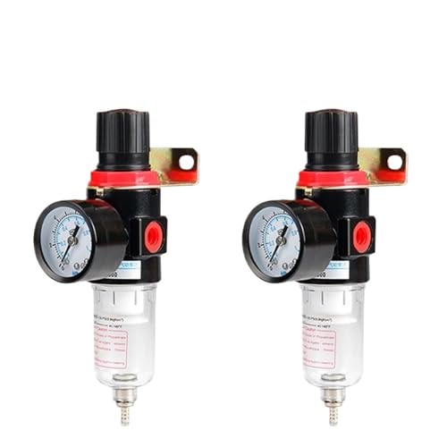 AFR-2000 Pneumatic Filter Air Treatment Unit Pressure Compressor Reducing Valve Oil Water Separation Regulator AFR2000 Gauge(AFR-2000 w SM20,1 Pcs) von DQTWFJDZH