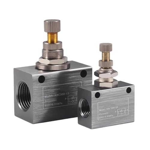 ASC100-06/200-08/300-10/15 Pneumatic One-Way Throttle Valve Adjustable Flow adjustment Speed Control Valve(ASC300-10) von DQTWFJDZH