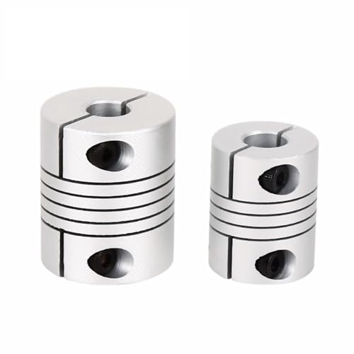 Aluminum Alloy 3D Printer DIY Part Elastic Winding Coupling D32L40 8/10/11/12/13/14/15/16mm Clamping Top Screw Encoder(12x13) von DQTWFJDZH
