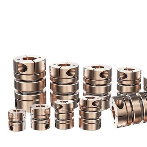Cloweit D34L45 5-16mm Shaft Double Disc Coupler High Precision Aluminum Flexible Coupling(10X10) von DQTWFJDZH