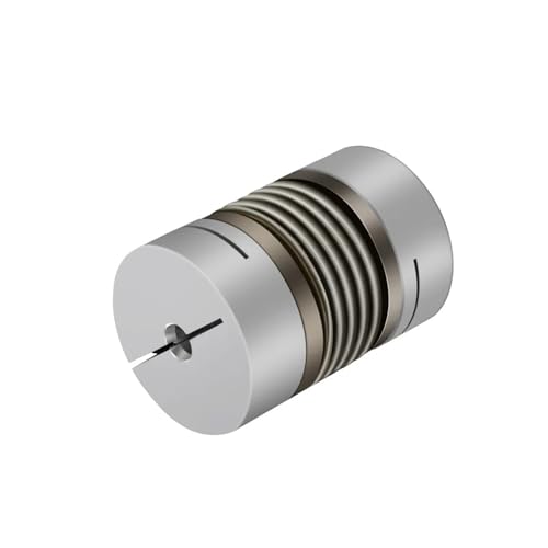 Corrugated Coupling D55L72 14/16/18/20/25/28mm CNC Aluminium Alloy for Stepper Motor 3D Printer(14X28) von DQTWFJDZH