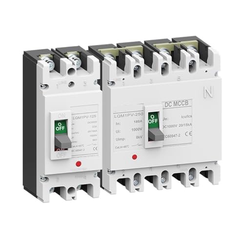 DC Solar Molded Case Circuit Breaker MCCB 1P 2P 3P 4P Overload Protection Switch Protector for PV System 63A-250A(4P 1000V,250A) von DQTWFJDZH
