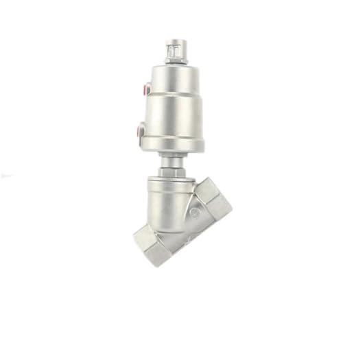 DN15 Stainless Steel Pneumatic Actuator Angle Seat Valve Pneumatic Seat Valve 16bar For Steam Gas Oil Normally Closed(CLOSED_SINGLE) von DQTWFJDZH