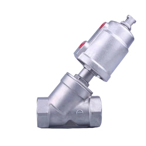 DN20 Stainless Steel Pneumatic Actuator Angle Seat Valve Pneumatic Seat Valve 16bar For Steam Gas Oil Normally Closed(CLOSED_SINGLE) von DQTWFJDZH