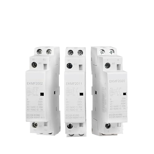 Din Rail Household Modular AC Contactor 220v Single Phase 2P 2no 2nc 1no 1nc 25A 20A 16A For Automation EKMF(25A,2NO_220V) von DQTWFJDZH