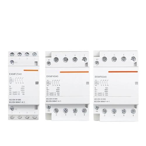 Modular Contactor Automatic 2P 4P 230V 380V Single-phase Three-phase 25A 40A 63A 2NO 2NC 4NO Din Rail EKMF(63A,2NO2NC) von DQTWFJDZH
