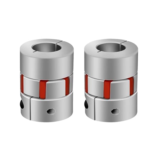 Three-jaw D20L25 spider coupling aluminum alloy star BW coupling motor joint solid rubber pad 5 6 6.35 8 10mm for 3D printer CNC(3x6) von DQTWFJDZH