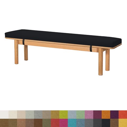 DQWJYYDS Sitzauflage Sitzkissen Bankpolster 160x45x3 cm mit Stuhlkissen abnehmbarem Bezug für Outdoor Gartenmöbel Terrasse Drinnen Sitz Color#28 Schwarz DQWJYYDS Sitzauflage Sitzkissen Bankpolster 160x45x3 cm mit Stuhlkissen abnehmbarem Bezug für Outdoor Gartenmöbel Terrasse Drinnen Sitz Color#28 Schwarz von DQWJYYDS