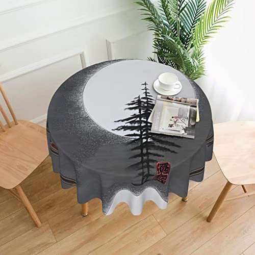DQXYCTXC Mondkiefer-Tischdecke, 152,4 cm, wasserdicht und öldicht, leicht zu reinigen, geeignet für Restaurants und Familientreffen. DQXYCTXC Mondkiefer-Tischdecke, 152,4 cm, wasserdicht und öldicht, leicht zu reinigen, geeignet für Restaurants und Familientreffen. von DQXYCTXC