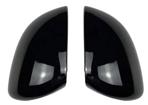Rückspiegel Abdeckung Für Mercedes Für Benz C Klasse W206 C200 C260 C300 2022 + Rück Seite Spiegel Abdeckung Tür Rückansicht Fall Trim Carbon Spiegelkappen (Color : Schwarz glänzend), DQYCYXGS01 von DQYCYXGS01