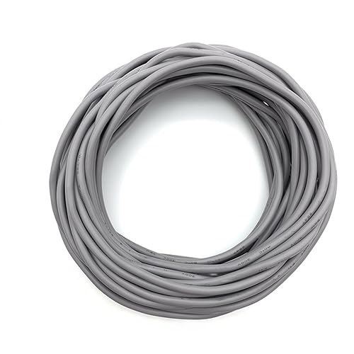Abgeschirmtes Steuerkabel Signaldraht, 28AWG UL2547 Sauerstofffreies Kupfer Abgeschirmtes Steuerkabel Audiosignaldraht 300V Multicolor Mehrere Größen(Grey,4Cores x 10 meter) von DQZRTUECA