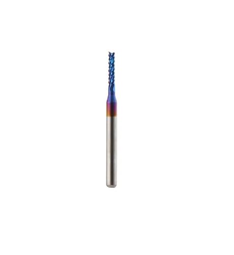 CNC-Schnitzung Router V-Bit, Fräser aus Wolframstahl, blau titanbeschichtet, 0,8–3,175 mm, Schaftfräser for PCB-CNC-Fräser(2.2mm) von DQZRTUECA