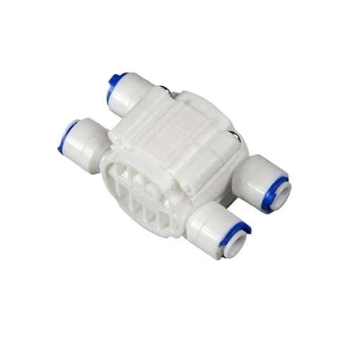 DQZRTUECA 1/4 OD PE Rohr Zu Rohr Schnell Anschluss Weibliche Hexagon Kopf Gleich Kupplung for RO System von DQZRTUECA