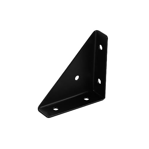 DQZRTUECA 1,5 mm Eckstrebe aus Eisen for Möbel, mehrfarbig, 35 x 66 mm(Noir) von DQZRTUECA