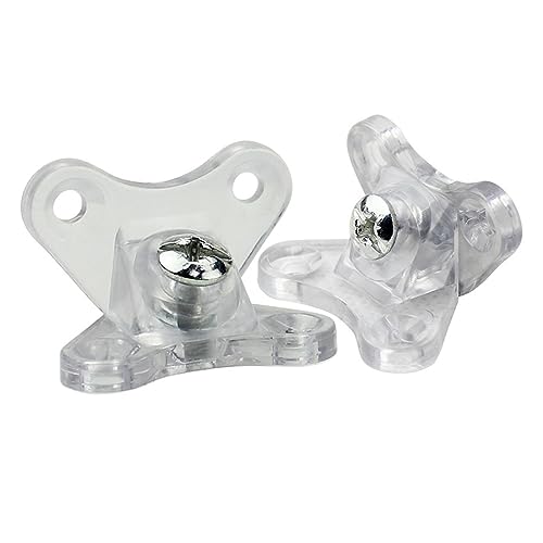 DQZRTUECA 10 PCS Kunststoff L Form Ecke Halterung for Möbel Transparent 35x20mm DQZRTUECA 10 PCS Kunststoff L Form Ecke Halterung for Möbel Transparent 35x20mm von DQZRTUECA
