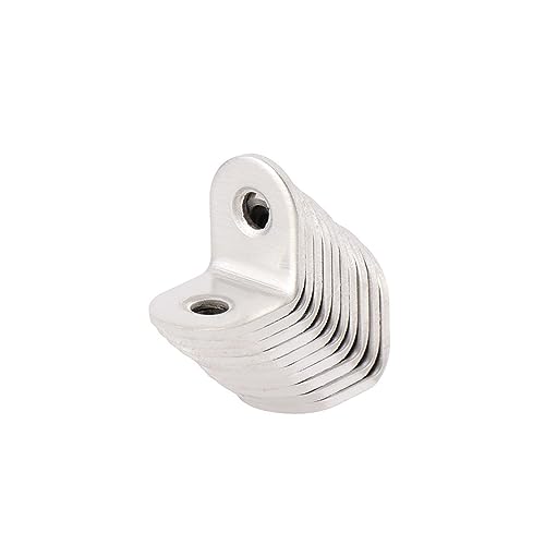 DQZRTUECA 10 Pcs Edelstahl Silber Winkel Halterung Mehrere Größen 90 Grad(20 * 20mm) von DQZRTUECA