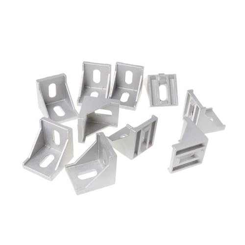 DQZRTUECA 10 Stück Aluminium L-Winkelhalterung for 4040-Serie, Silber, 39,8 x 39,8 x 34,5 mm DQZRTUECA 10 Stück Aluminium L-Winkelhalterung for 4040-Serie, Silber, 39,8 x 39,8 x 34,5 mm von DQZRTUECA