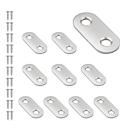 DQZRTUECA 10 Stück Edelstahl Winkel Code 90 Grad L-Form Halterung Silber Mehrere Größen(36x16cm) von DQZRTUECA