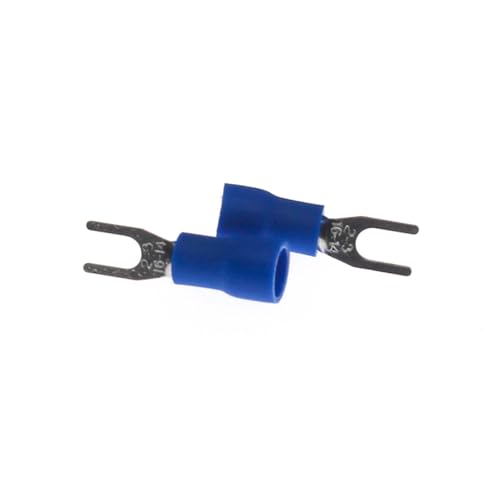 DQZRTUECA 1000 Stücke SV1-3 AWG22-16 Isolierte Gabel Spaten Terminals Crimp Anschlüsse Multicolor(Blue) von DQZRTUECA