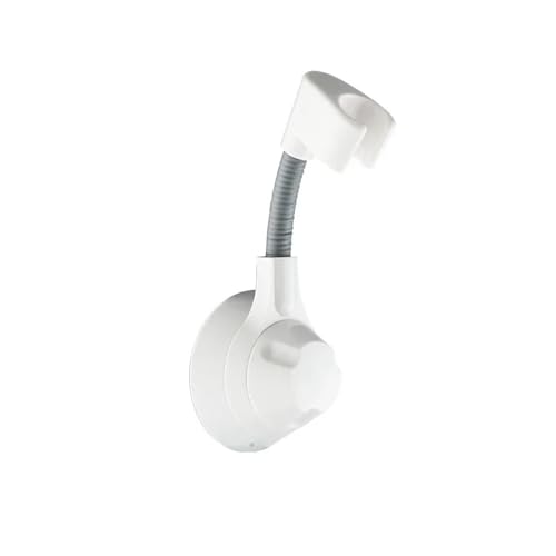 DQZRTUECA 2 stücke Handheld Dusche Halter Einstellbare Saugnapf Multi Winkel Rotation Multicolor(White) von DQZRTUECA