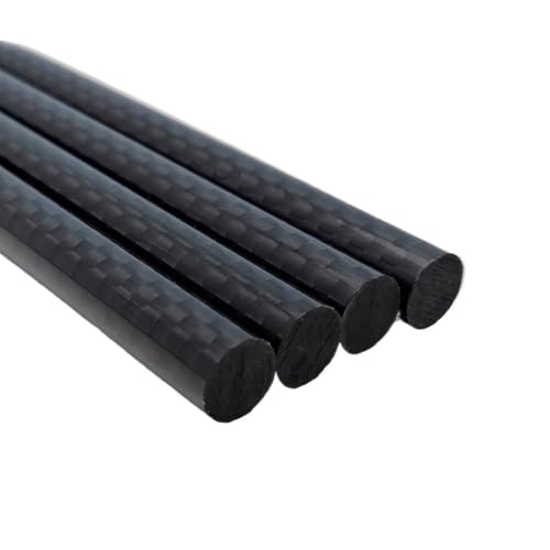 DQZRTUECA 3K Carbonfaserstab 500 mm, 2er-Pack, mehrere Größen(10.0x500mm) von DQZRTUECA