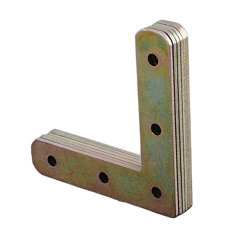 DQZRTUECA 4 Pcs L Form Ecke Verbinder Klammern Eisen Möbel Verschluss 70x70mm Metallic DQZRTUECA 4 Pcs L Form Ecke Verbinder Klammern Eisen Möbel Verschluss 70x70mm Metallic von DQZRTUECA