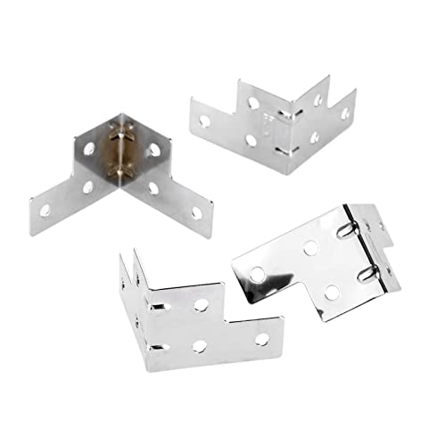 DQZRTUECA 4 Stück Eisen-Eckstreben for Aluminiumprofile, silberfarben, 54 x 39 mm DQZRTUECA 4 Stück Eisen-Eckstreben for Aluminiumprofile, silberfarben, 54 x 39 mm von DQZRTUECA