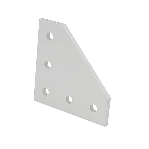 DQZRTUECA 5-Loch-L-Typ 90-Grad-Eckhalterung for 2020 3030 Aluminiumprofil, mehrfarbig(3030l-5 Black) von DQZRTUECA