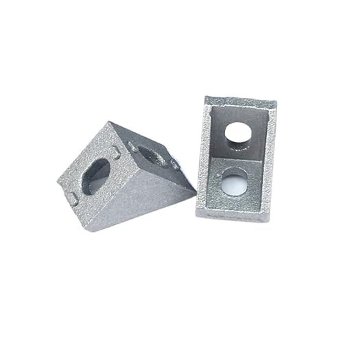 DQZRTUECA 50 Stück, silberfarben, 2020 Aluminiumprofil-Eckwinkel, 20 x 20 x 17 mm DQZRTUECA 50 Stück, silberfarben, 2020 Aluminiumprofil-Eckwinkel, 20 x 20 x 17 mm von DQZRTUECA