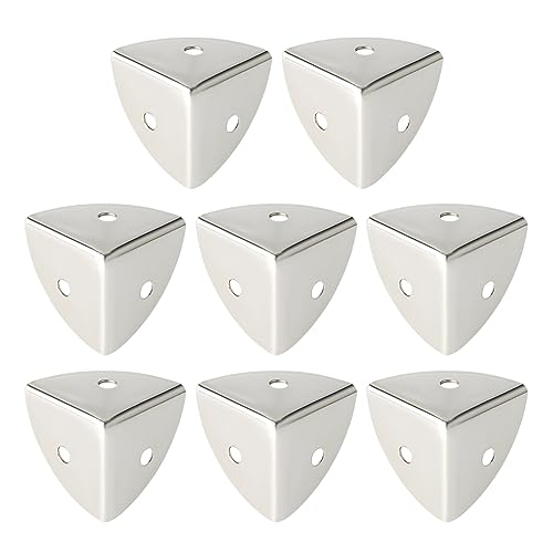 DQZRTUECA 8 Stück Eckwinkel-Schutzvorrichtungen aus Metall, mehrere Größen(25X25mm) von DQZRTUECA