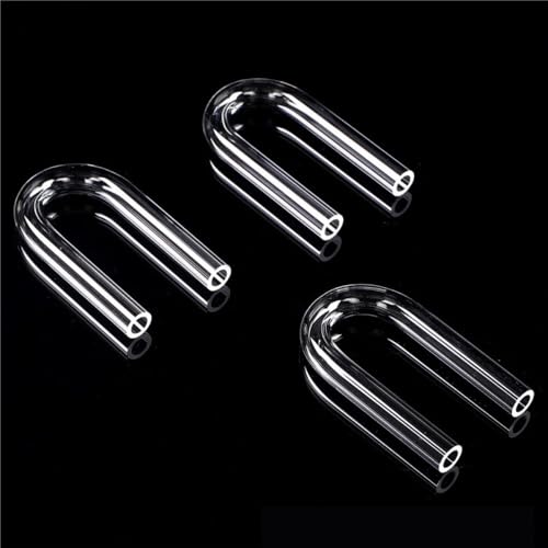 DQZRTUECA Acryl-U-Rohrverschraubungen for Aquarienbasteleien, transparent, 5 Stück, mehrere Größen(25mm) von DQZRTUECA