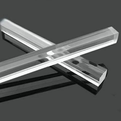 DQZRTUECA Acryl-Vierkantstab, transparent, klar, mehrere Größen, 500 mm, 20 Zoll, 2 Stück(20 * 20mm) von DQZRTUECA