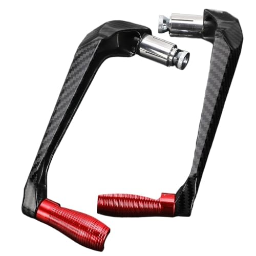 DQZRTUECA Aluminium Bremskupplungshebelschutz for Motorrad Multicolor(Red) von DQZRTUECA