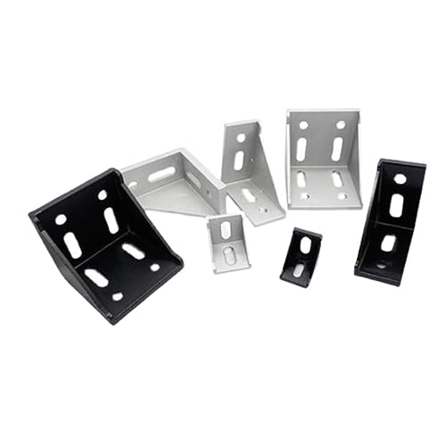 DQZRTUECA Aluminiumprofil-Eckwinkel for Router, mehrfarbig, mehrere Größen, 5er-/10er-Pack(10PCS 3030 Sliver) von DQZRTUECA