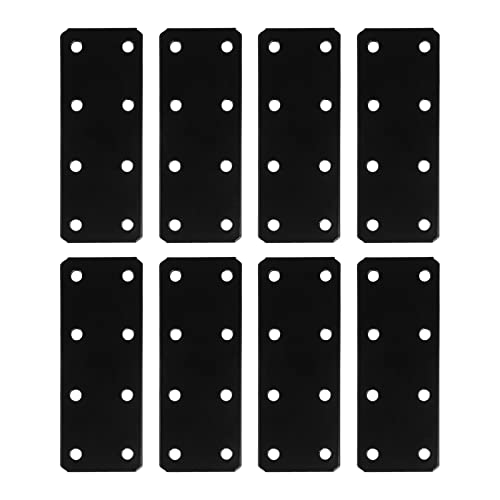 DQZRTUECA Edelstahl-Reparaturplatte, schwarz, 9,9 x 3,8 x 2,2 cm, 8 Stück DQZRTUECA Edelstahl-Reparaturplatte, schwarz, 9,9 x 3,8 x 2,2 cm, 8 Stück von DQZRTUECA