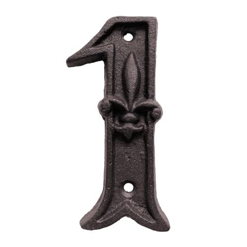 DQZRTUECA Eisen Hausnummer Schild 0-9 Ziffern 5 Zoll Outdoor(1) von DQZRTUECA