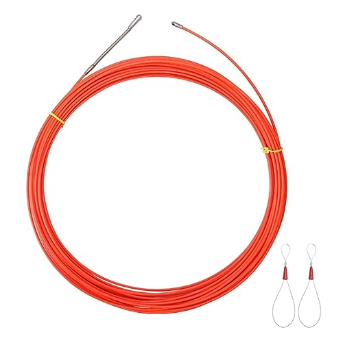 DQZRTUECA Elektrischer Draht-Fischband-Kabelabzieher, 4,2 mm, 5–30 m, mehrfarbig(Orange,5M) von DQZRTUECA