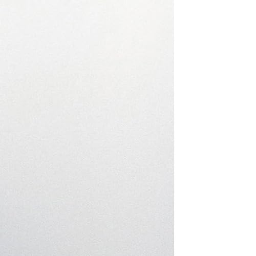 DQZRTUECA Fensterfolie, Sichtschutz, mattiert, statisch haftend, PVC-Glas, mehrere Größen, Packung mit 1/3/5 Stück, reines Mattweiß, matt(White Matte-5pcs,20X200CM) von DQZRTUECA