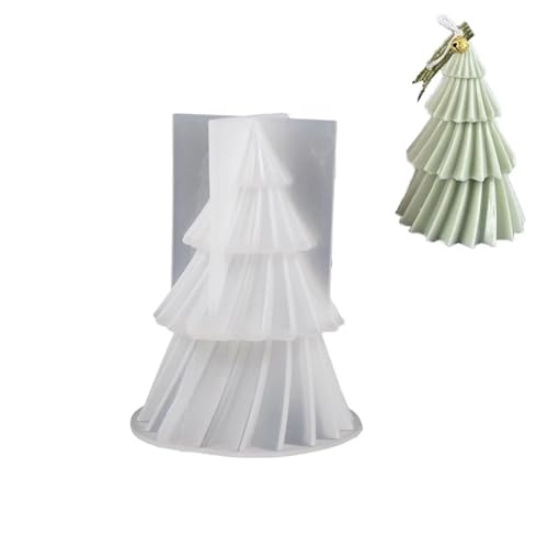 DQZRTUECA Kiefer Silikon Kerze Form Weihnachten Baum Handwerk Geschenke Machen Aromath Seife Formen Wohnkultur(1) von DQZRTUECA