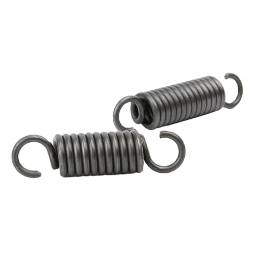 DQZRTUECA Kleine Doppelhaken-Zugfedern, Doppelhaken-Zugfeder, Federstahl 2 x 13 x 190 mm, Drahtdurchmesser 2 mm, Außendurchmesser 13 mm, freie Länge 190 mm, 2 Stück(2 x 13 x 120 mm) von DQZRTUECA