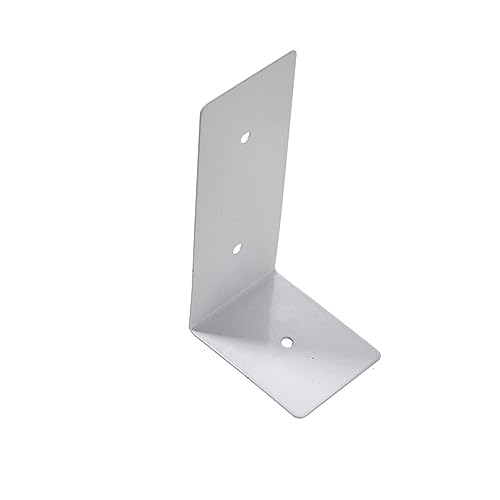 DQZRTUECA L-förmige rechtwinklige Halterung aus Zinklegierung, 101 x 51 x 40 mm, mehrfarbig(White) von DQZRTUECA