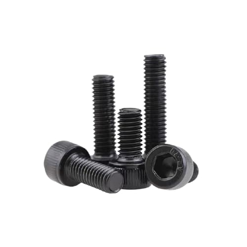 DQZRTUECA M4 x (6–60) mm Innensechskantschrauben, GB70.1 DIN912, Edelstahl 304, 50–100 Stück(M4X6 100PCS) von DQZRTUECA