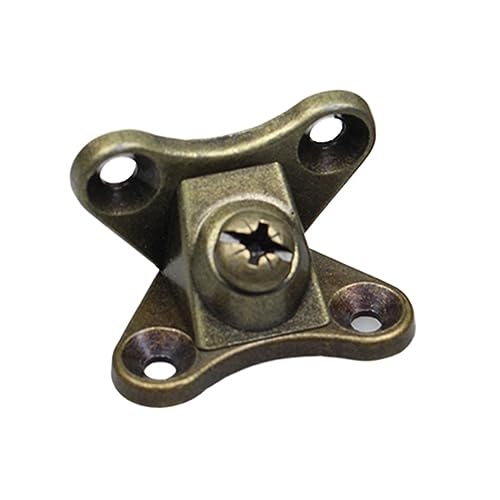 DQZRTUECA Montierte Eckwinkel, L-Form, Zinklegierung, 30 mm, mehrfarbig, 12 Stück(Color D) von DQZRTUECA