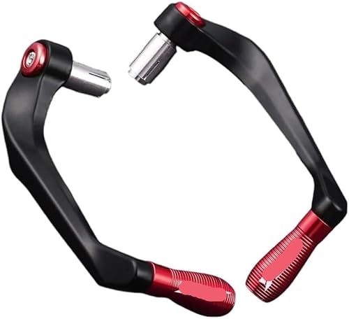 DQZRTUECA Motorrad-Bremshebelschutz, 2er-Pack, mehrfarbige Optionen(Red-a) von DQZRTUECA