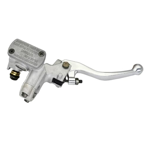 DQZRTUECA Motorrad Hydraulische Bremse Master Zylinder Hebel Rechts Vorne 22mm Silber von DQZRTUECA