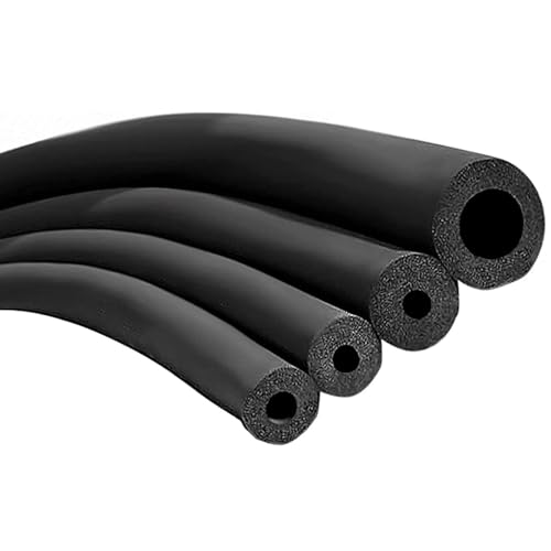 DQZRTUECA Pipe Insulation Foam Tube Rubber Polyethylene Black Multiple Sizes(ID13mm*T9mm*L1.8m) von DQZRTUECA