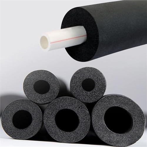 DQZRTUECA Rohrisolierung Schaumstoffschlauch Nitrilkautschuk Schwarz Mehrere Größen(10MM*15MM*1.8M) von DQZRTUECA