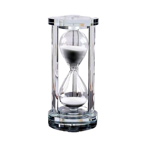 DQZRTUECA Sanduhr Sand Timer 15/30 min Multicolor Küche Home Dekoration Geschenk(White,15min) von DQZRTUECA